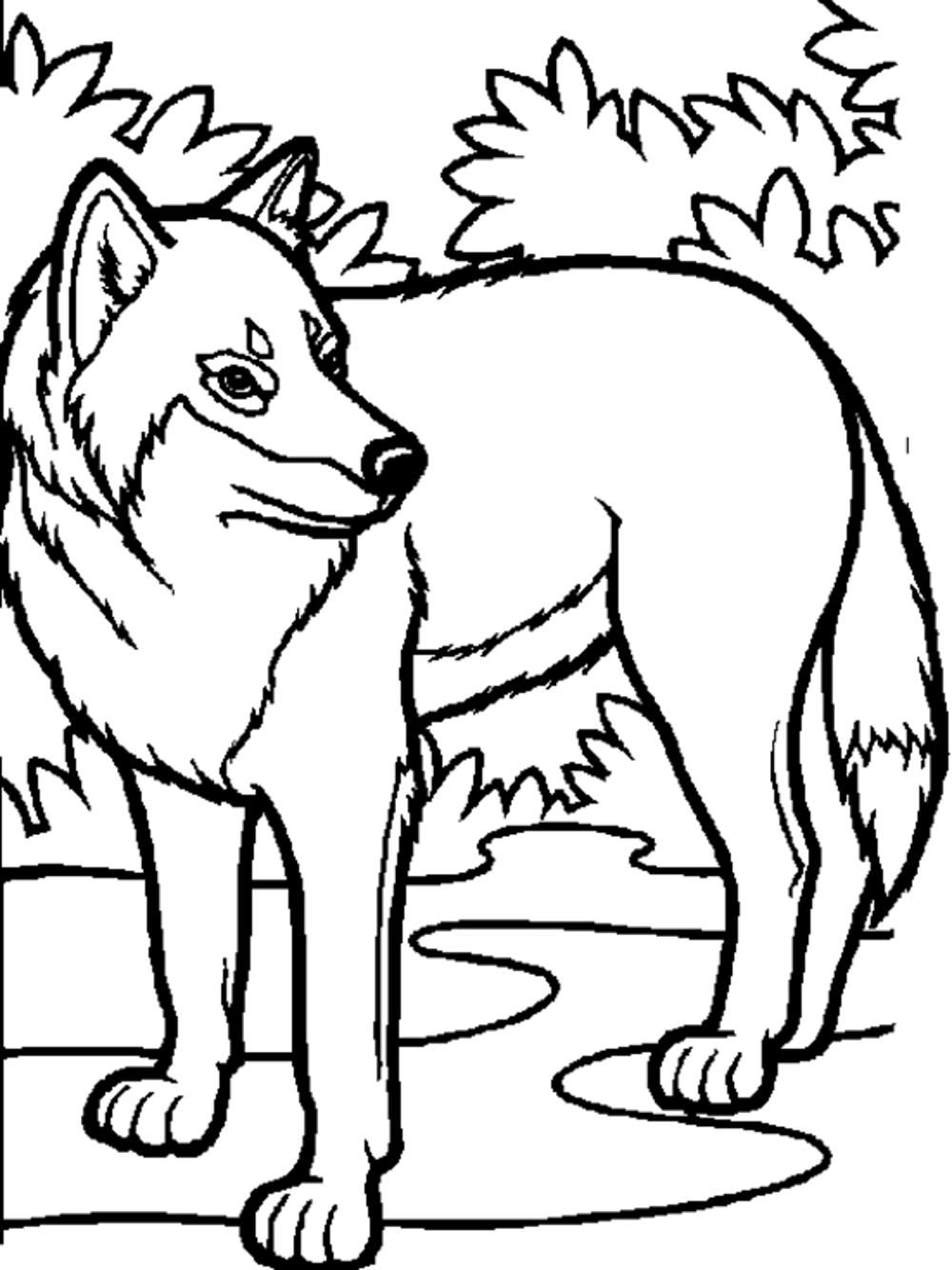 The Wolf And The 7 Kids Coloring Pages - Coloring Home