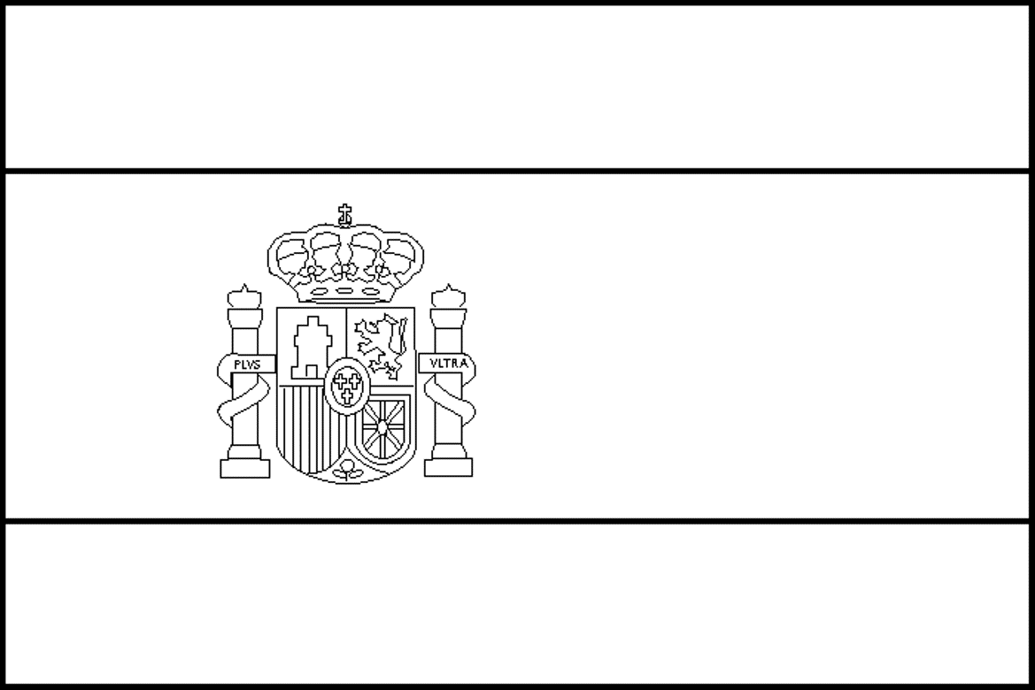 Kids Coloring Page For Spain - Coloring Home