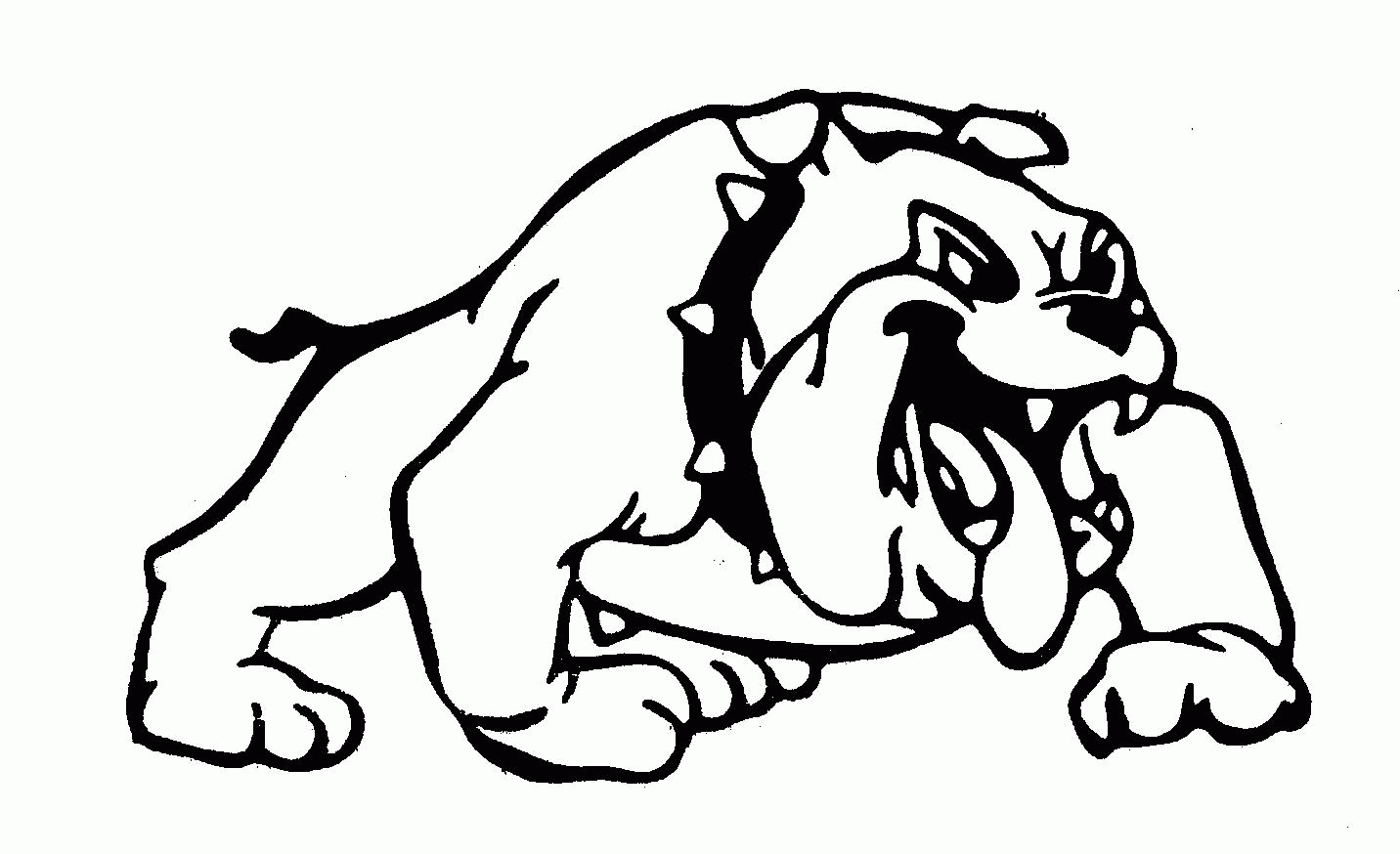 Bulldog Coloring Pages - Widetheme