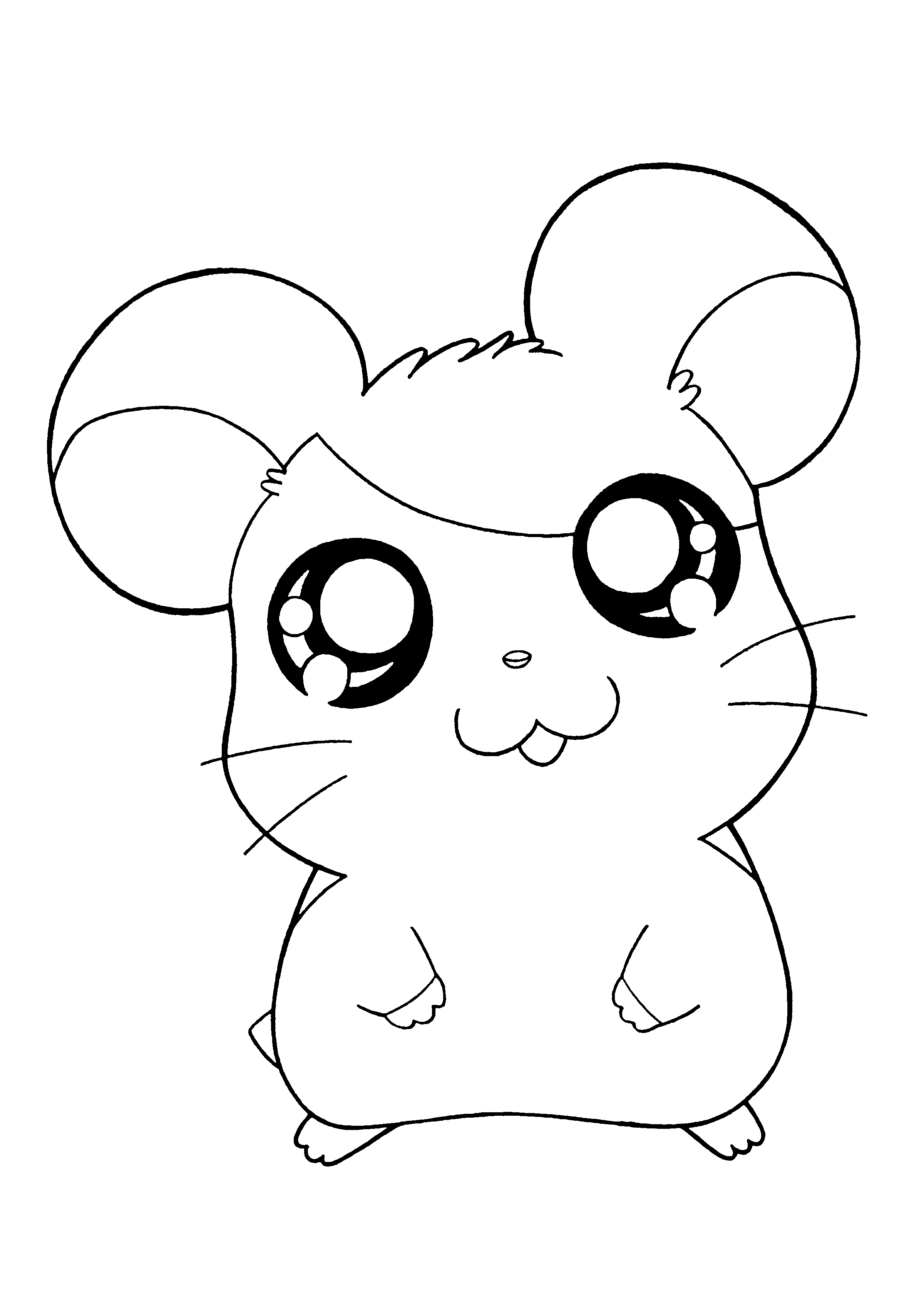 Hamtaro Coloring Pictures - High Quality Coloring Pages