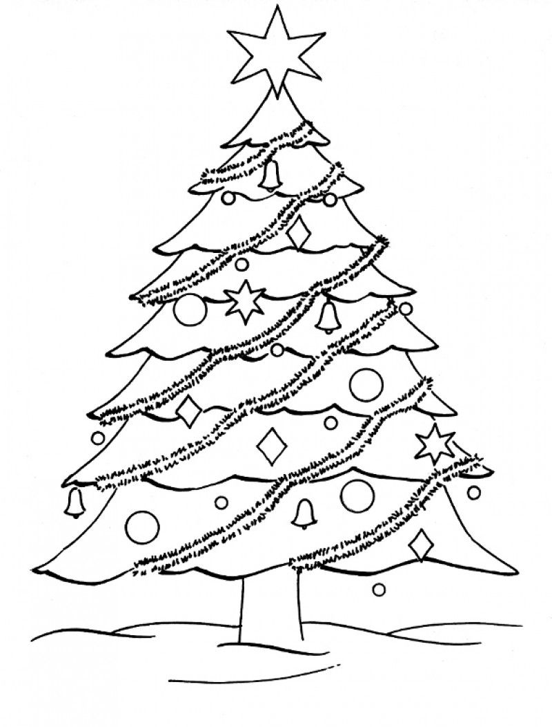 Christmas Tree | Free Coloring Pages on Masivy World