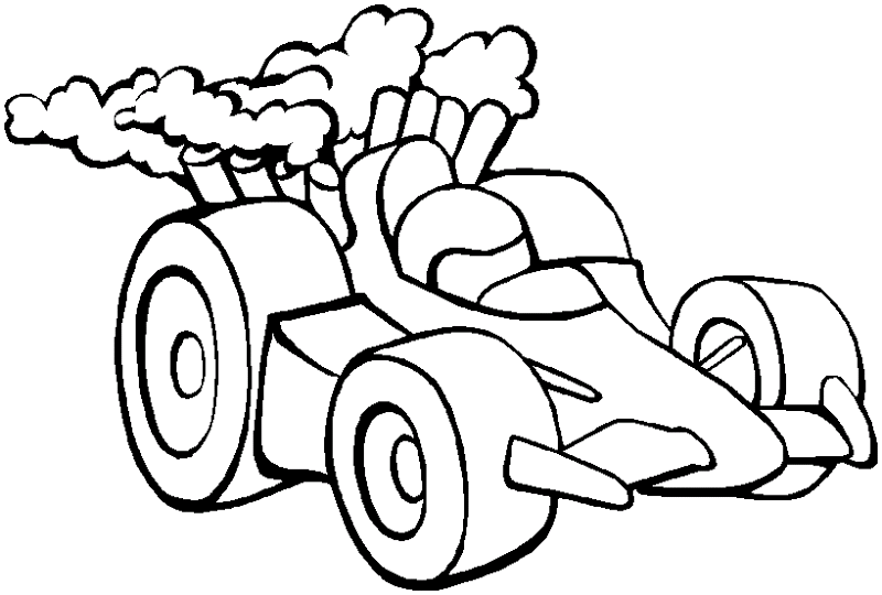Race Car Coloring Pages Drag Healthengine Cars