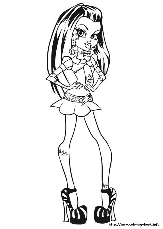 Monster High coloring pages on Coloring-Book.info