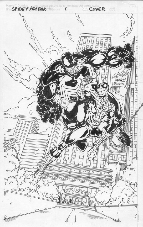 15 Pics of Spider-Man Fighting Venom Coloring Pages - Spider-Man ...