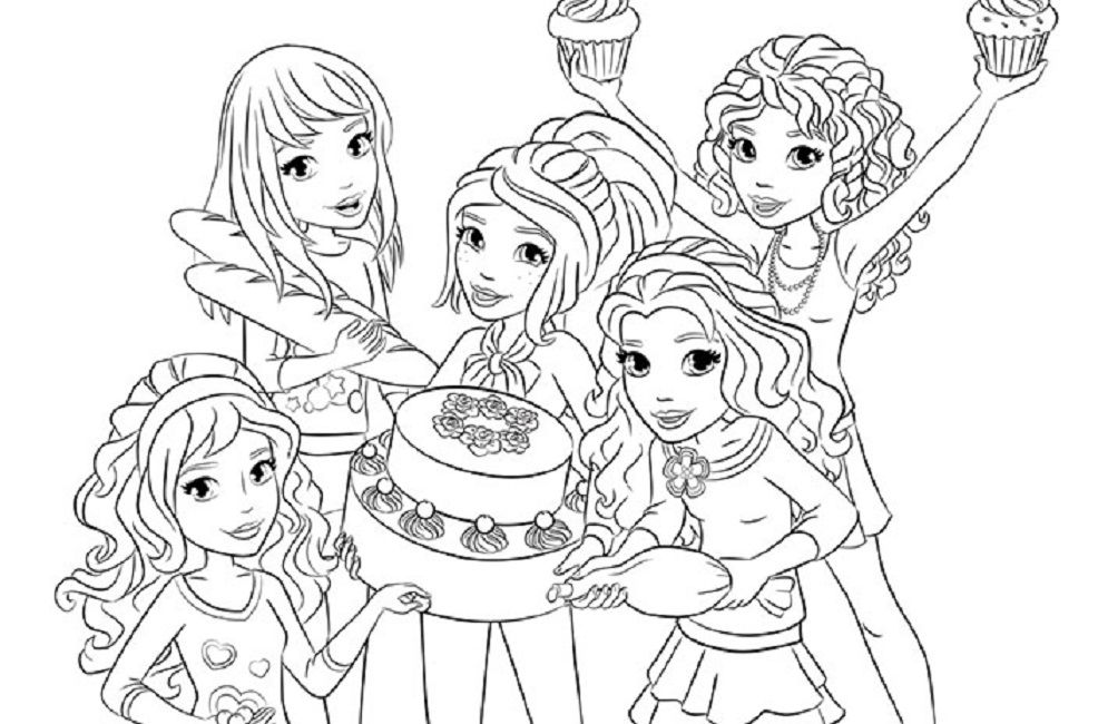 Lego Friends Coloring Pages Printable Free | Free Coloring Pages