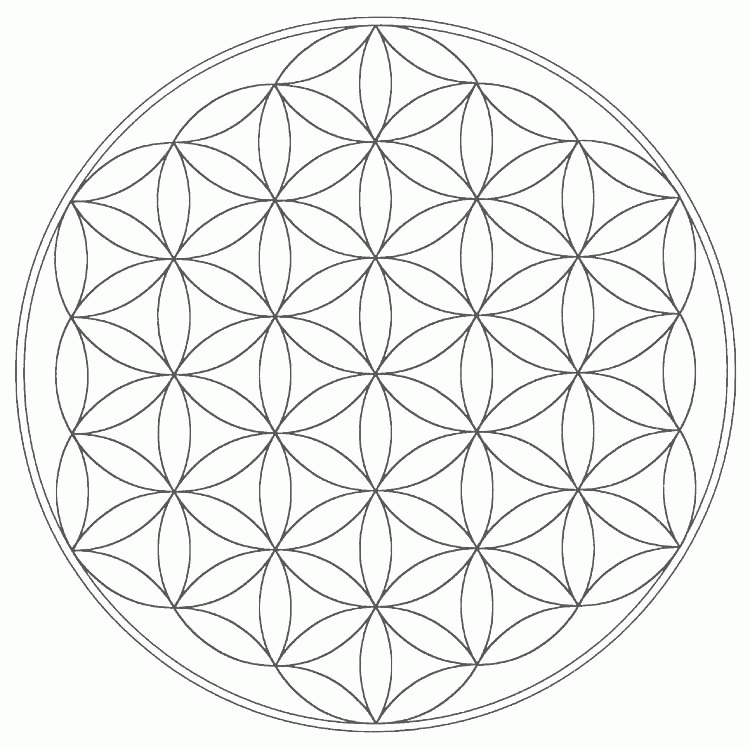 Sacred Geometry - Coloring Pages for Kids and for Adults