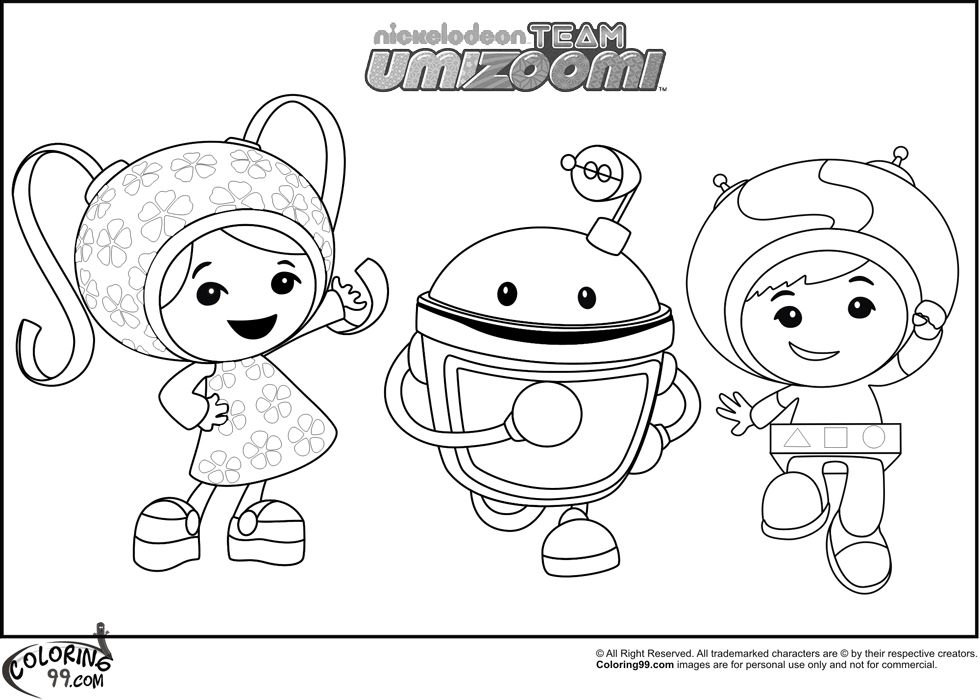 Team Umizoomi Printable Coloring Pages - Children Coloring