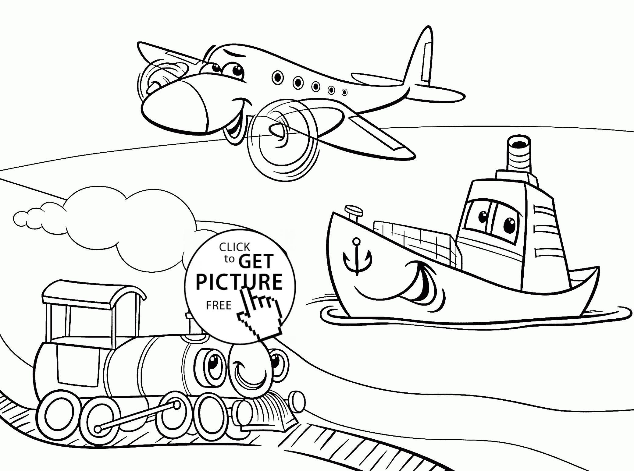 Air Transportation Coloring Pages   Coloring Home