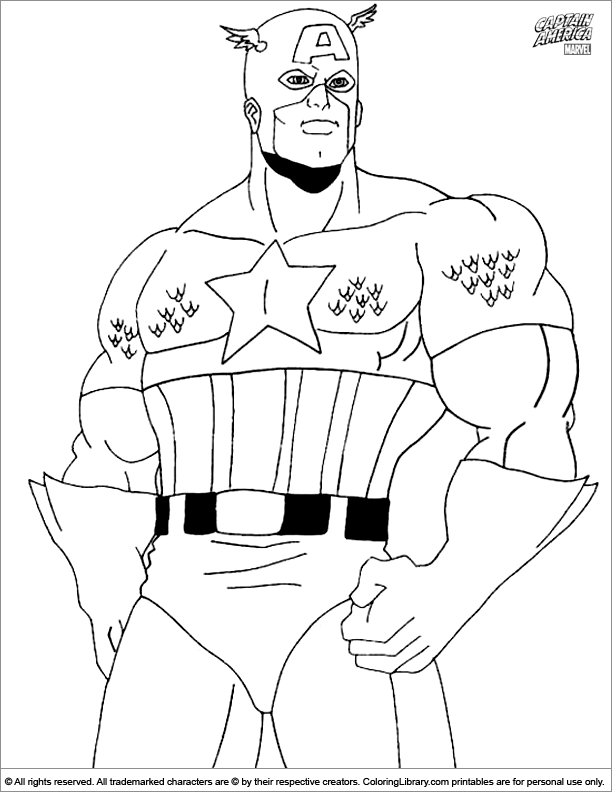 13 Pics of Captain America Face Coloring Pages - Captain America ...