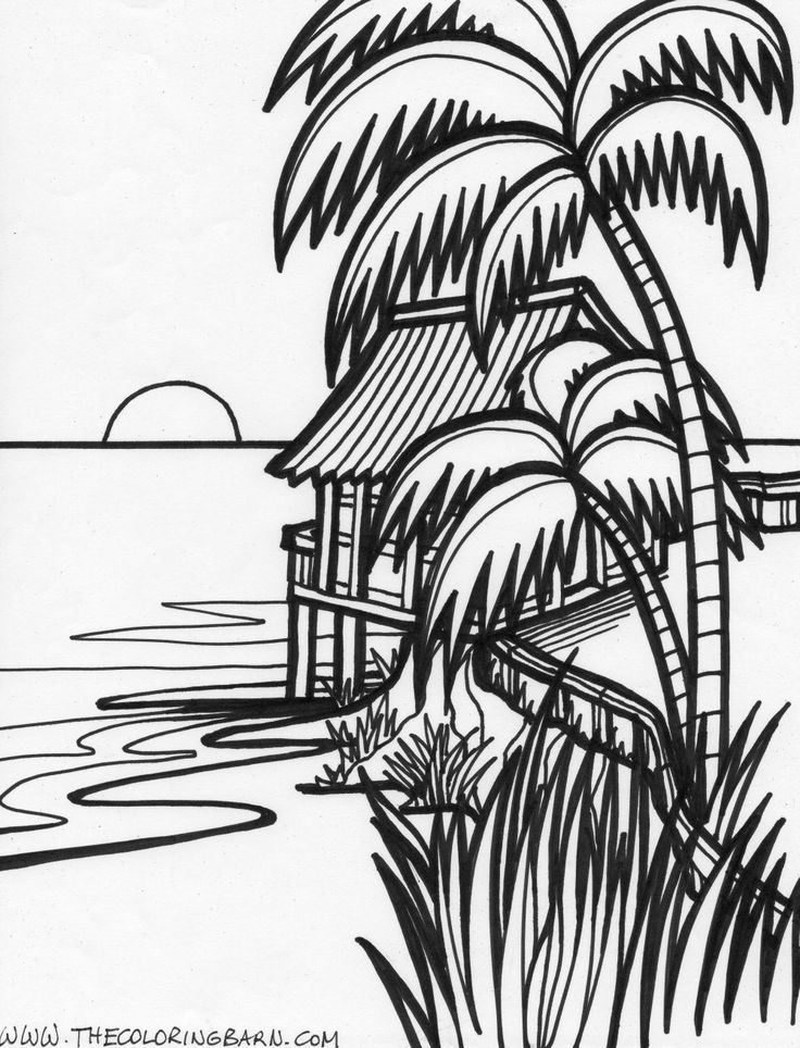 Sunset Coloring Pages To Download And Print For Free Coloring Home