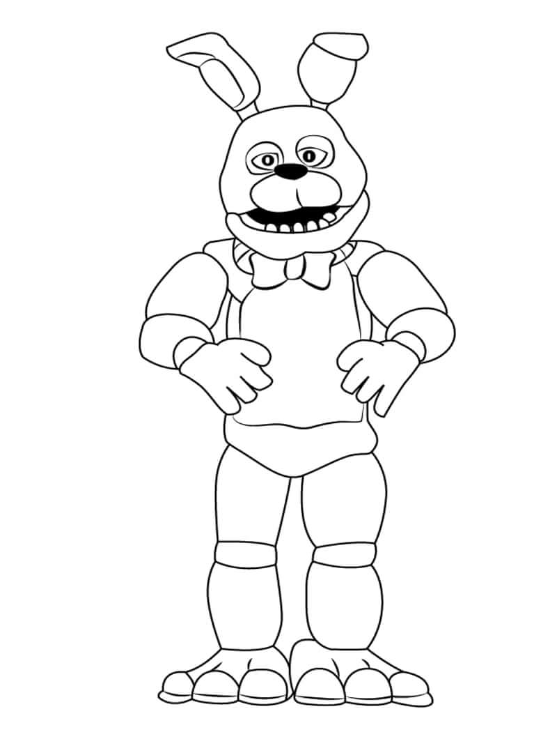Five Nights at Freddy's FNAF Coloring Pages