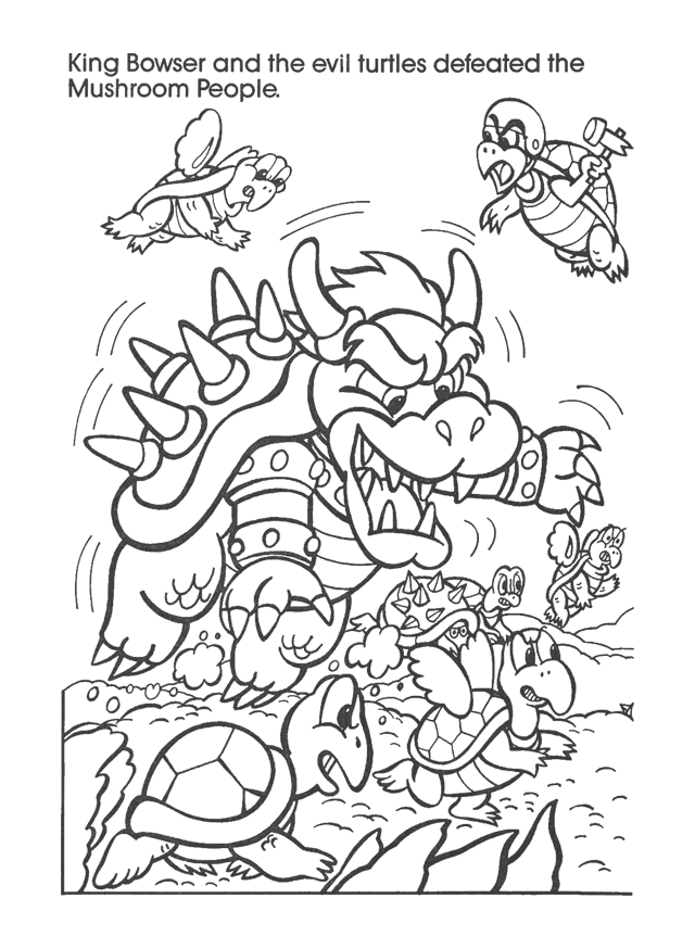 Nintendo Coloring Pages For Kids - Coloring Home