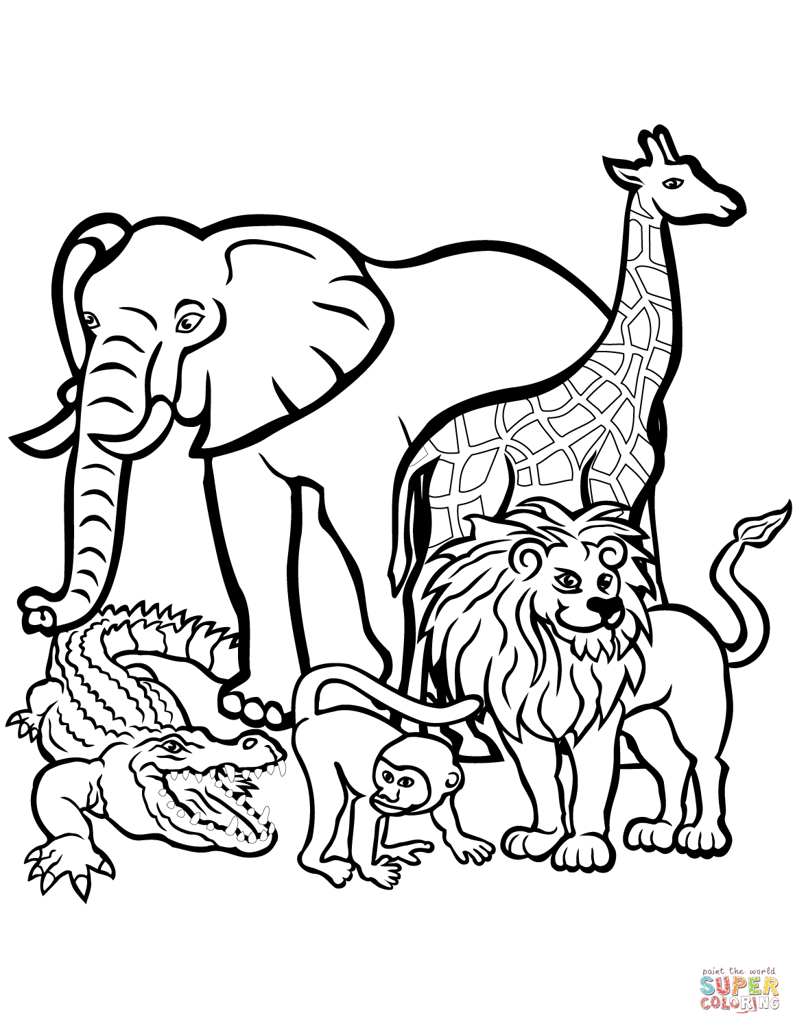 32 Amazing Free Printable Animal Coloring Pages Image Ideas – azspring