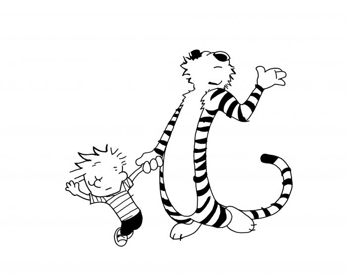 Calvin And Hobbes Coloring Pages | Coloring Pages Kids Collection