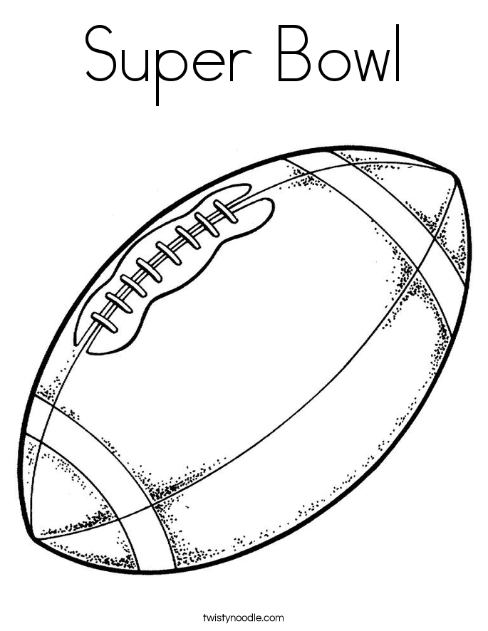 Football Coloring Pages - Twisty Noodle