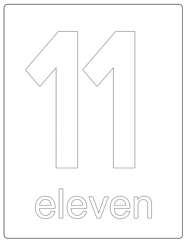 number-11-coloring-page-coloring-home