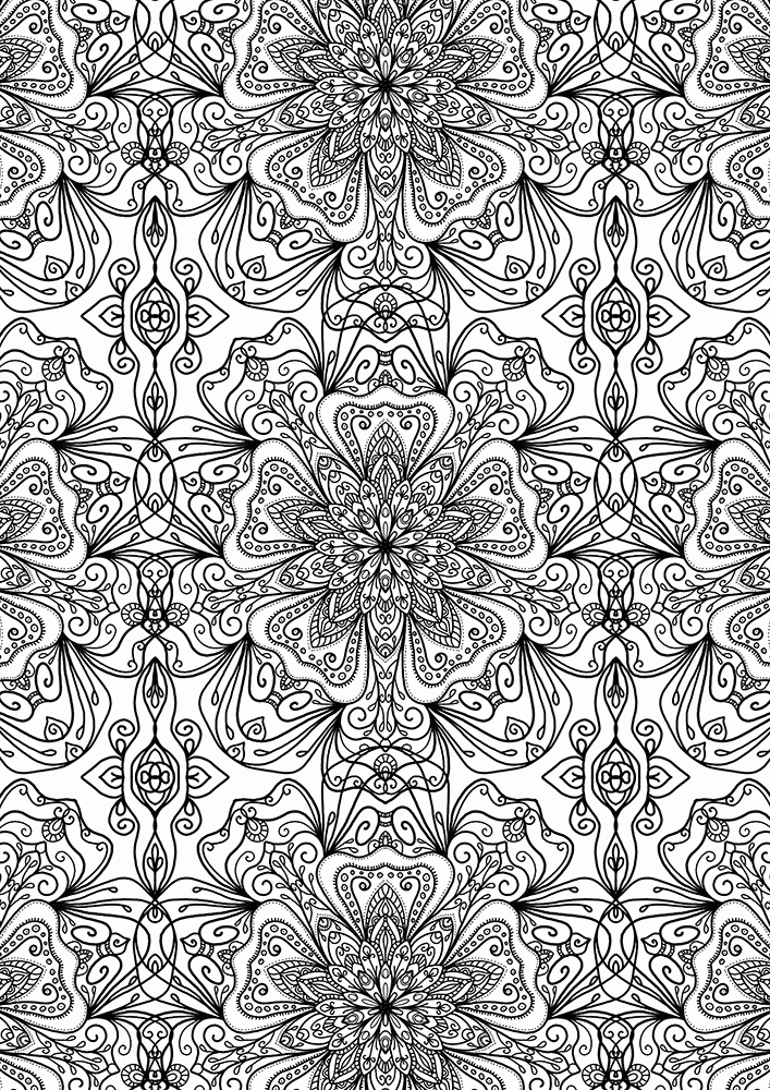 coloring pattern adults a4 hard adult really mandala sheets welshpixie tiled abstract printable patterns deviantart paper grown printables colouring para