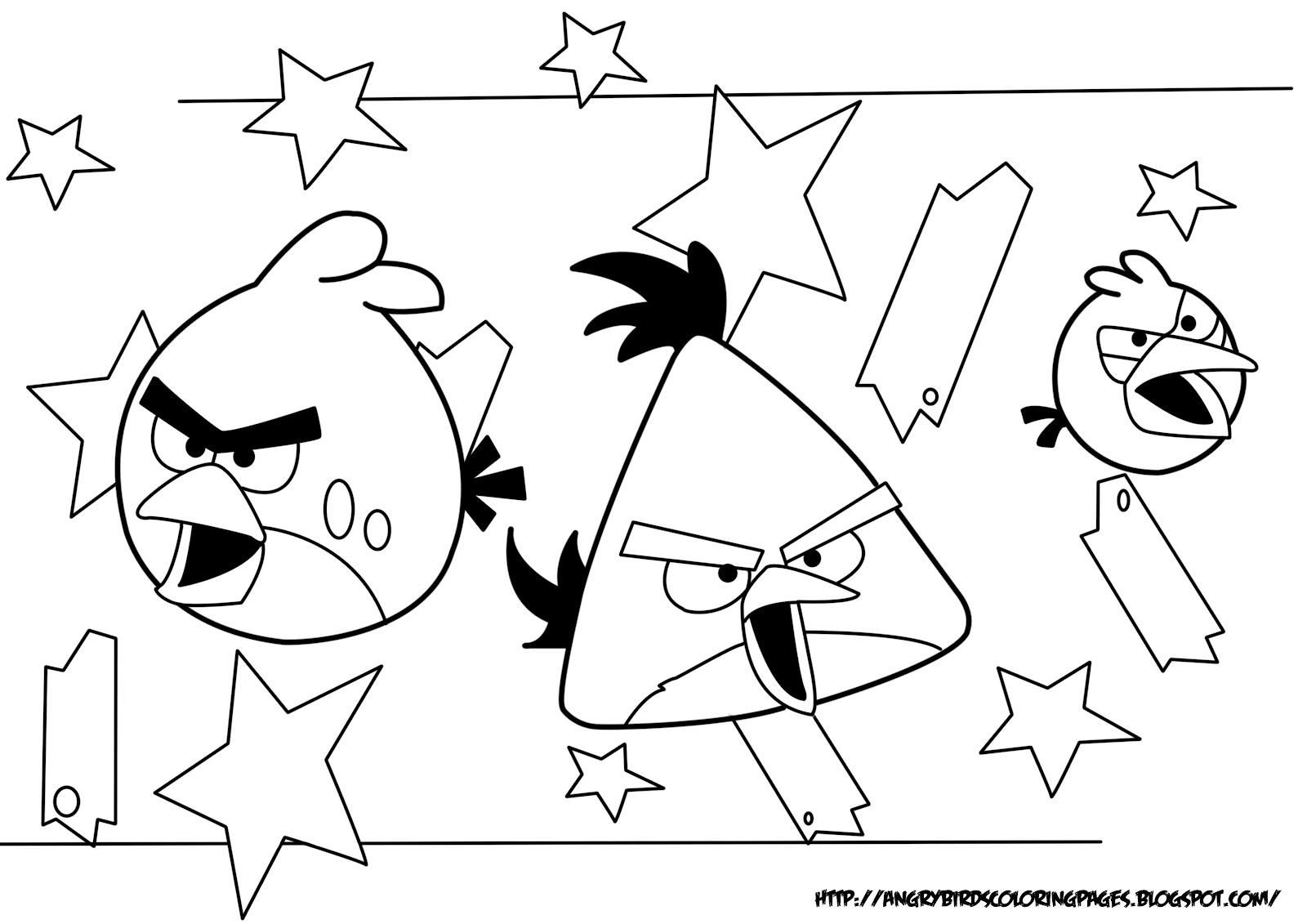 Exceptional Angry Birds Coloring Pages Pdf 8