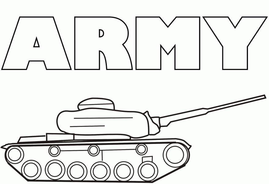 Army tanks coloring pages download and print for free