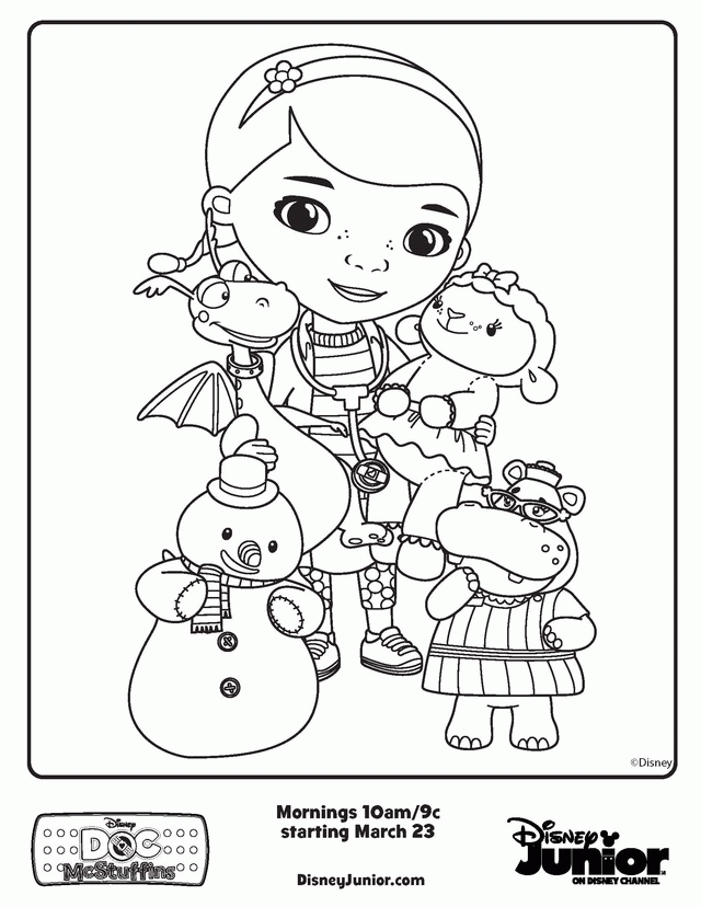 Disney Junior Printable Coloring Pages | Free Coloring Pages