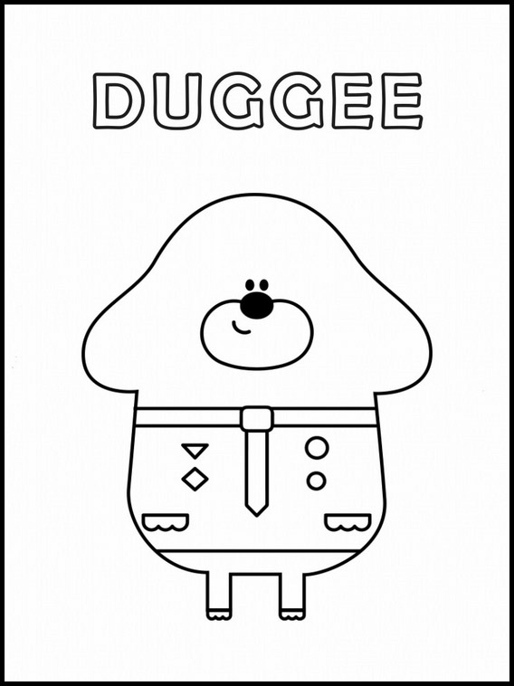 Hey Duggee Coloring 5