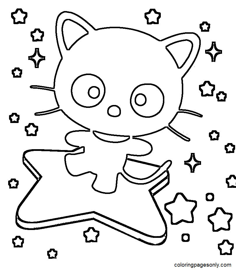 Chococat Coloring Pages - Coloring Pages For Kids And Adults