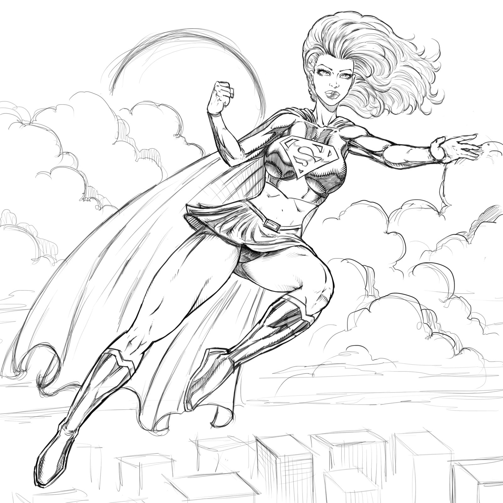 Printable Girl Superhero Coloring Pages Free Coloring Coloring Home