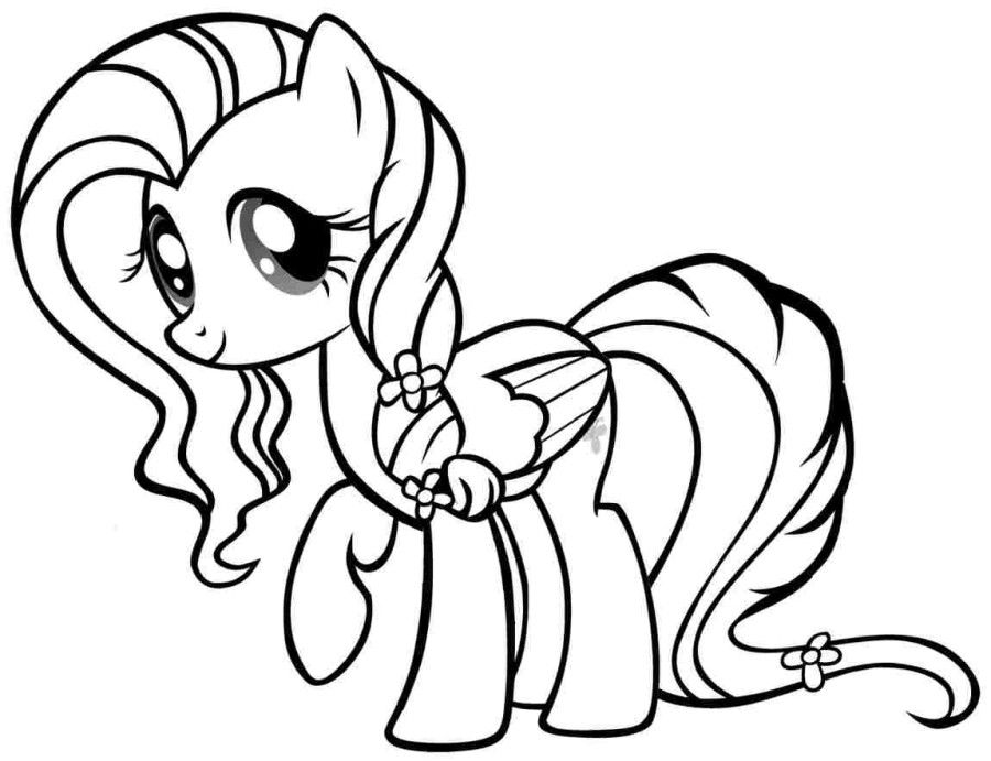 My Little Pony Friendship Is Magic Fluttershy - Coloring Pages For