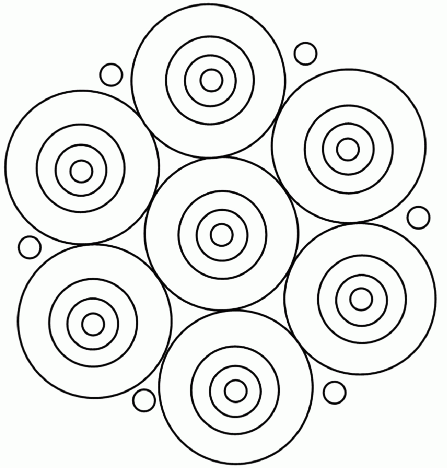 mandalas coloring pages for kids printable - photo #25
