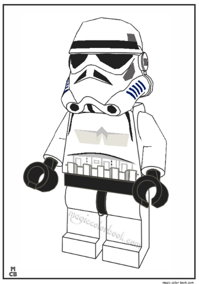 Stormtrooper Lego Coloring Pages