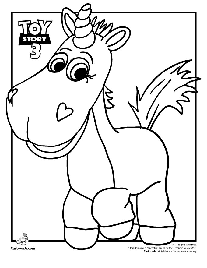 Toy Story 3 Coloring Pages | Cartoon Jr.