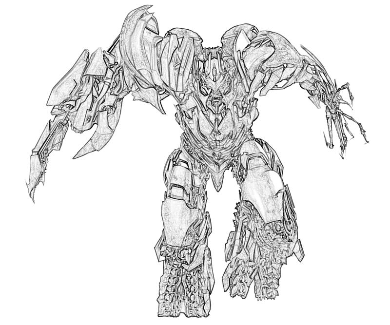 megatron coloring page  coloring home