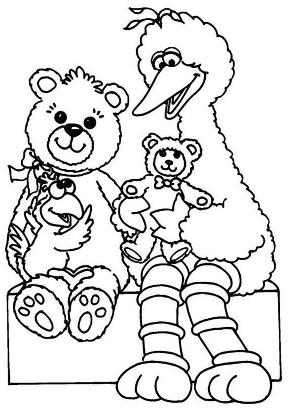 11 Pics of Sesame Street Baby Bear Coloring Pages - Sesame Street ...