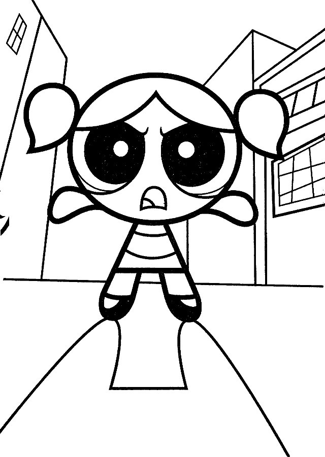 coloring puff ppower powerpuff bubbles popular adults