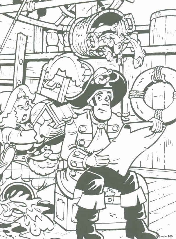 Kids-n-fun.com | 35 coloring pages of Piet Pirate