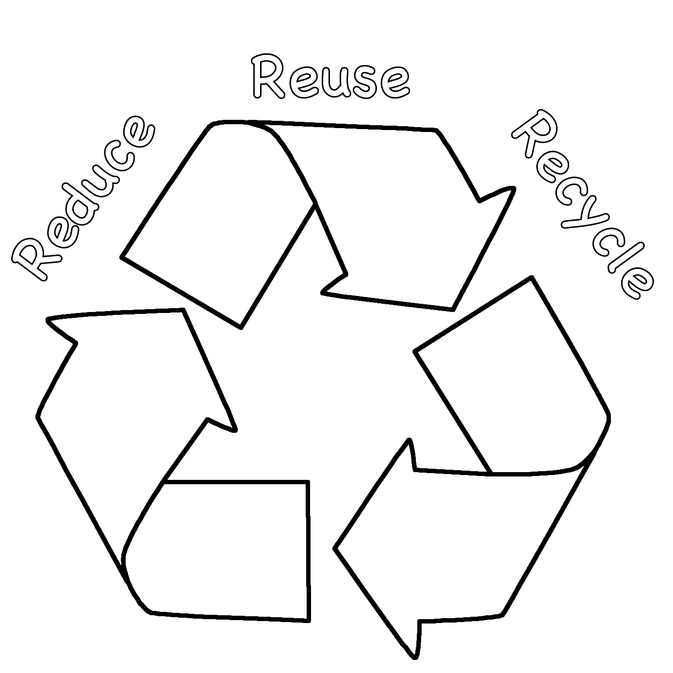 Recycling Coloring Pages For Kids Coloring Home