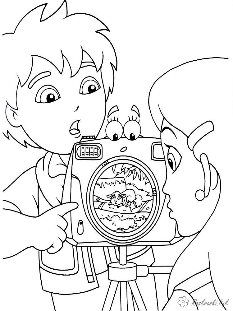 Coloring Picture Of A Camera - Coloring Pages for Kids and for Adults