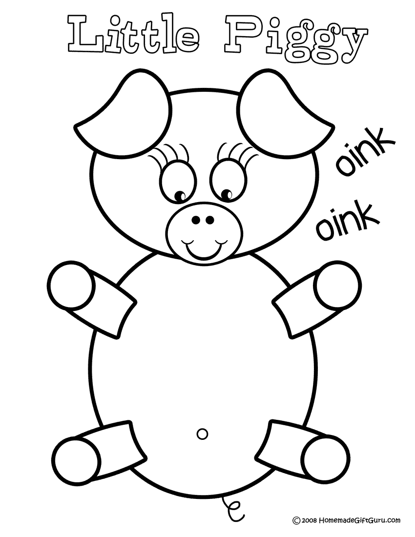 Pig Face Coloring Pages For Kids | Cooloring.com