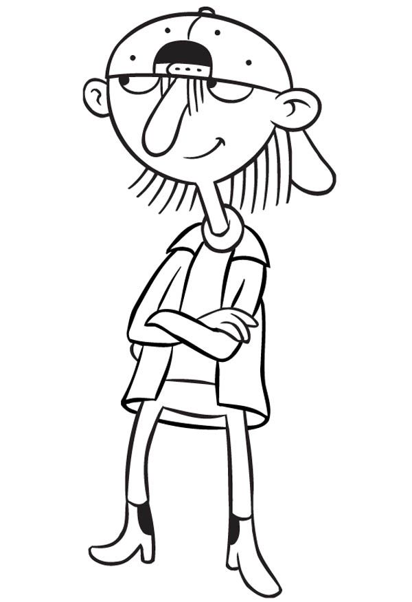 Arnold School Mate Sid in Hey Arnold Coloring Pages: Arnold School ...