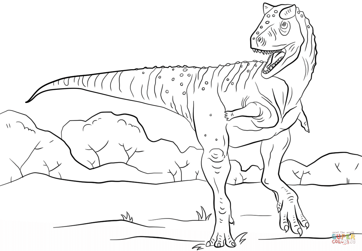 120 Cute Lego Carnotaurus Coloring Page with Printable