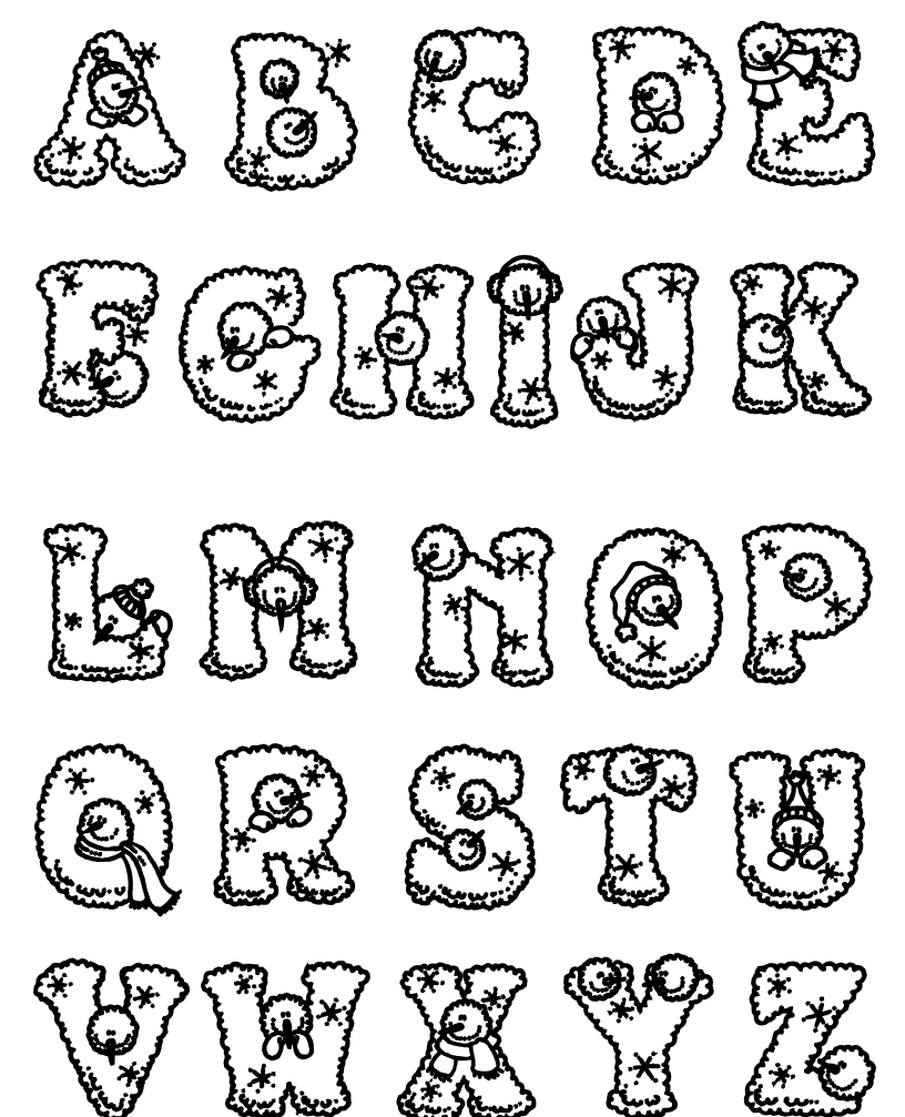 Gambar Coloring Pages Abc Eliolera Kids Letter Lc Free Printable Farm