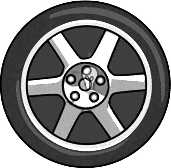 Drawing Car Tire Coloring Pages : Best Place to Color in 2020 | Car tires, Coloring  pages, Car