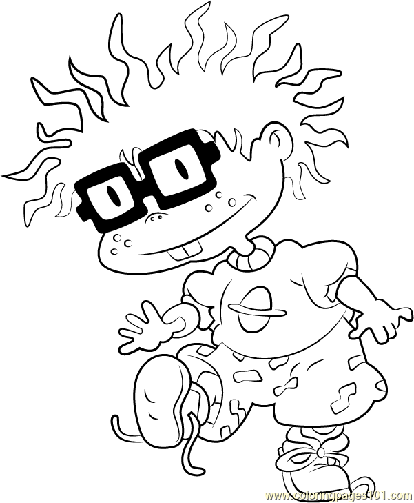 chuckie Coloring Page - Free Rugrats Coloring Pages : ColoringPages101.com