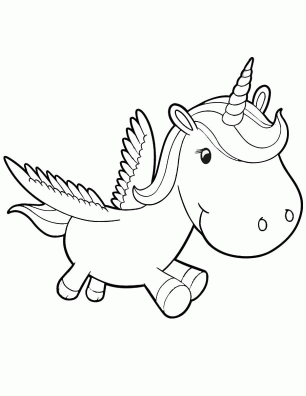 Learn Free Unicorn Color Numbers Coloring Pages, Preschoolers Free ...