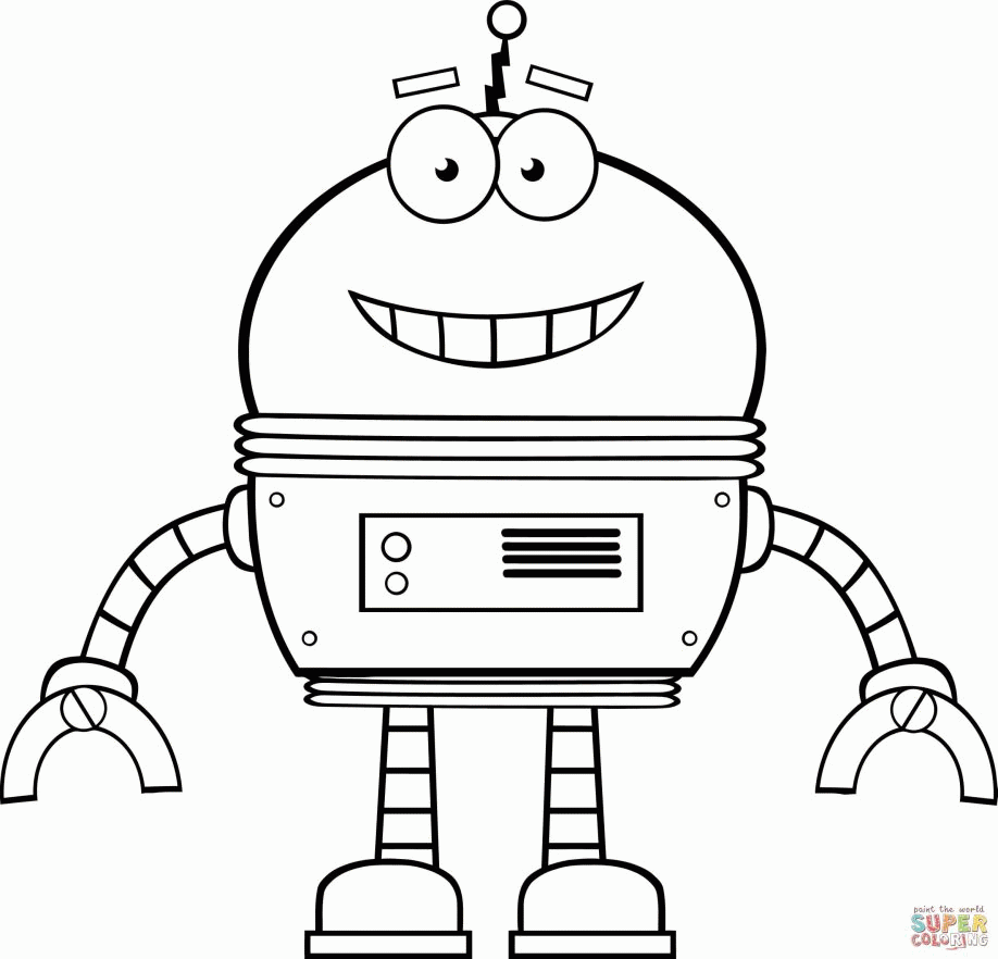 Lego Robot Coloring Pages - Coloring Home