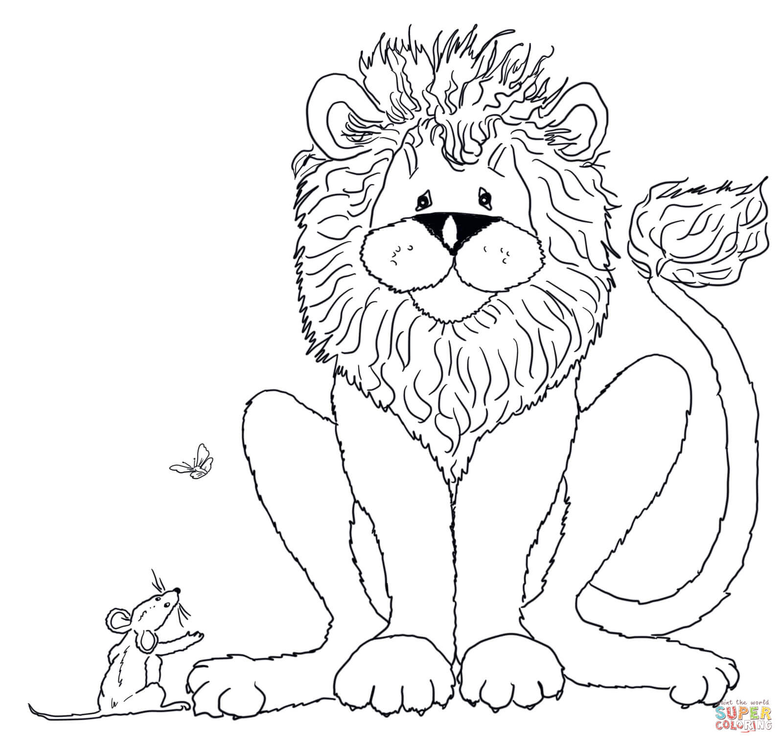 LITTLE LIONS COLORING PAGES - Coloring Home