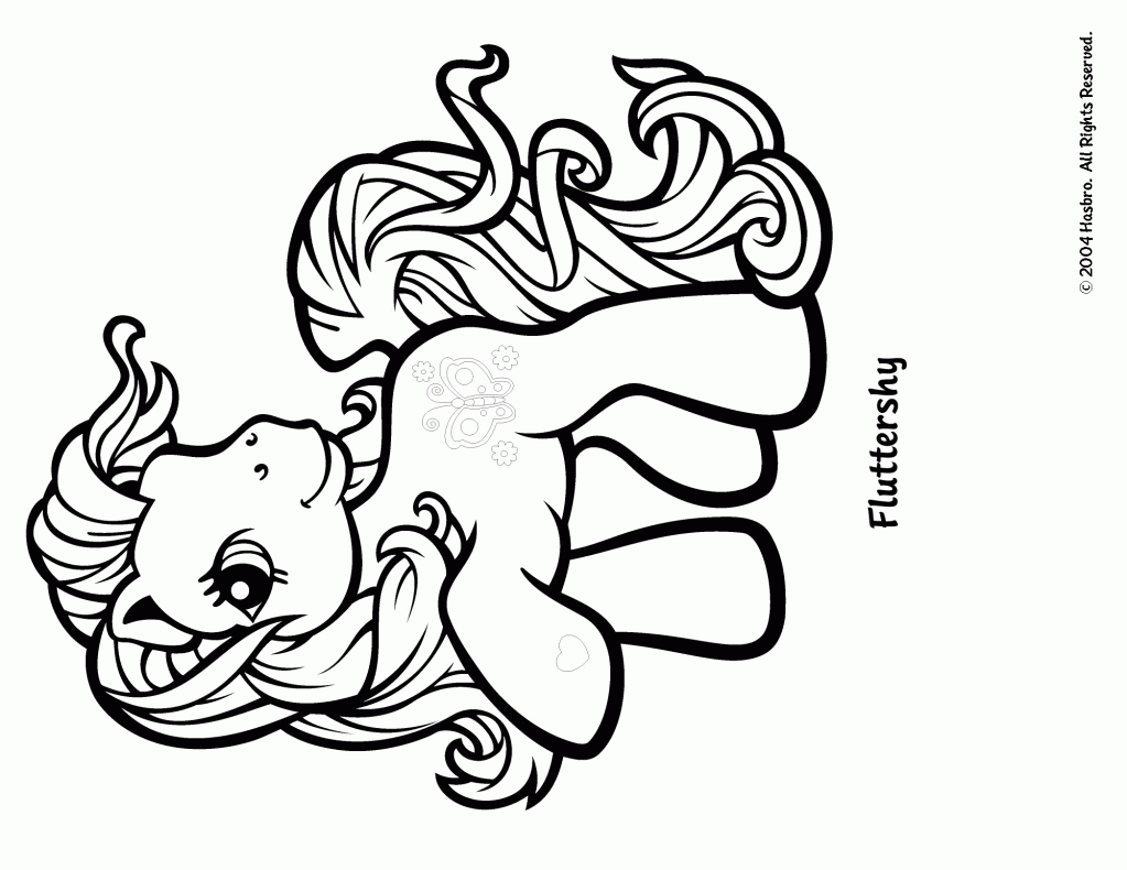 Fluttershy Coloring Pages - Coloring Home