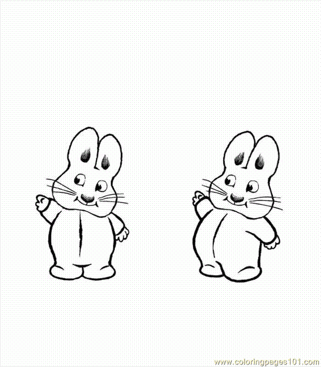Max And Ruby Coloring Pages To Print 159 | Free Printable Coloring ...