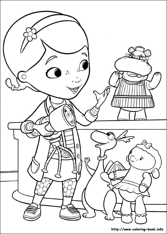 Doc Mcstuffins Coloring Pages On Coloring-Book.info - Coloring Home