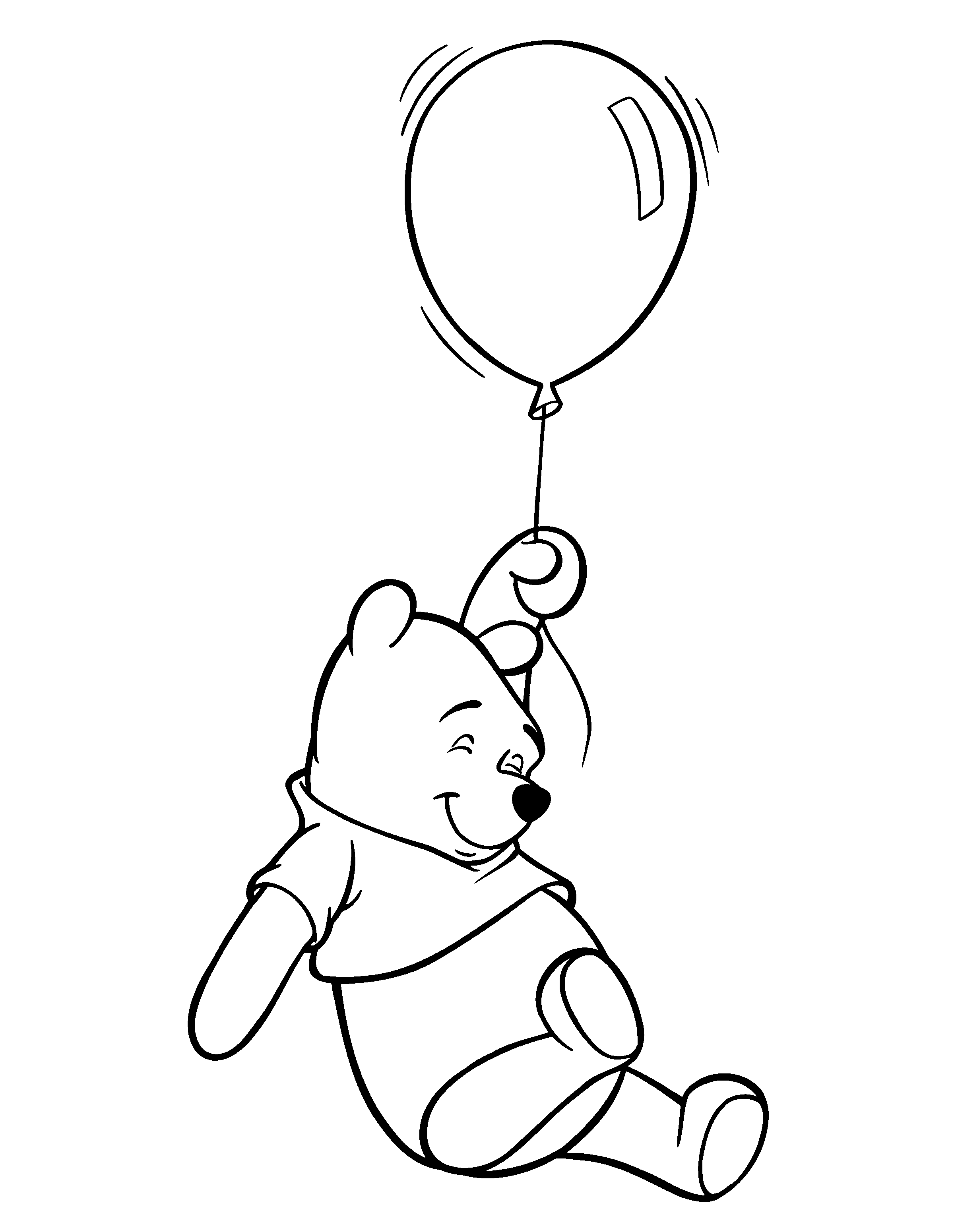 Coloring Pages Winnie The Pooh Classic Coloring Home